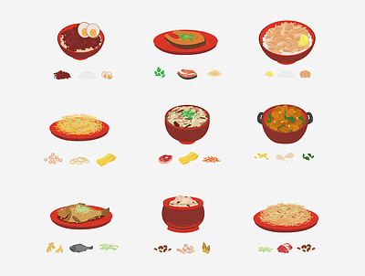 The traditional food in Taiwan 🇹🇼 art character cultural culture doodle drawing flat flatart graphicdesign illustration taiwan taiwanese vectorart