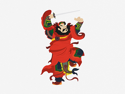 Character illustration from 2018 👹 art character cultural culture doodle drawing flat flatart ghost ghostmonth graphicdesign illustration taiwan taiwanese vectorart