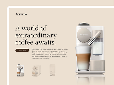 Nespresso Website Redesign