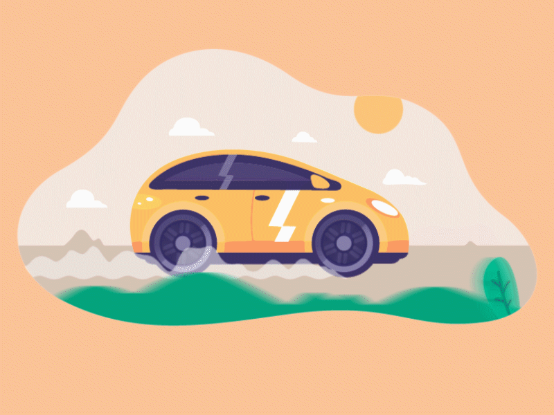 Car loop animation adobe after effects adobe illustrator aftereffects animated gif animation car gif loop loop animation road