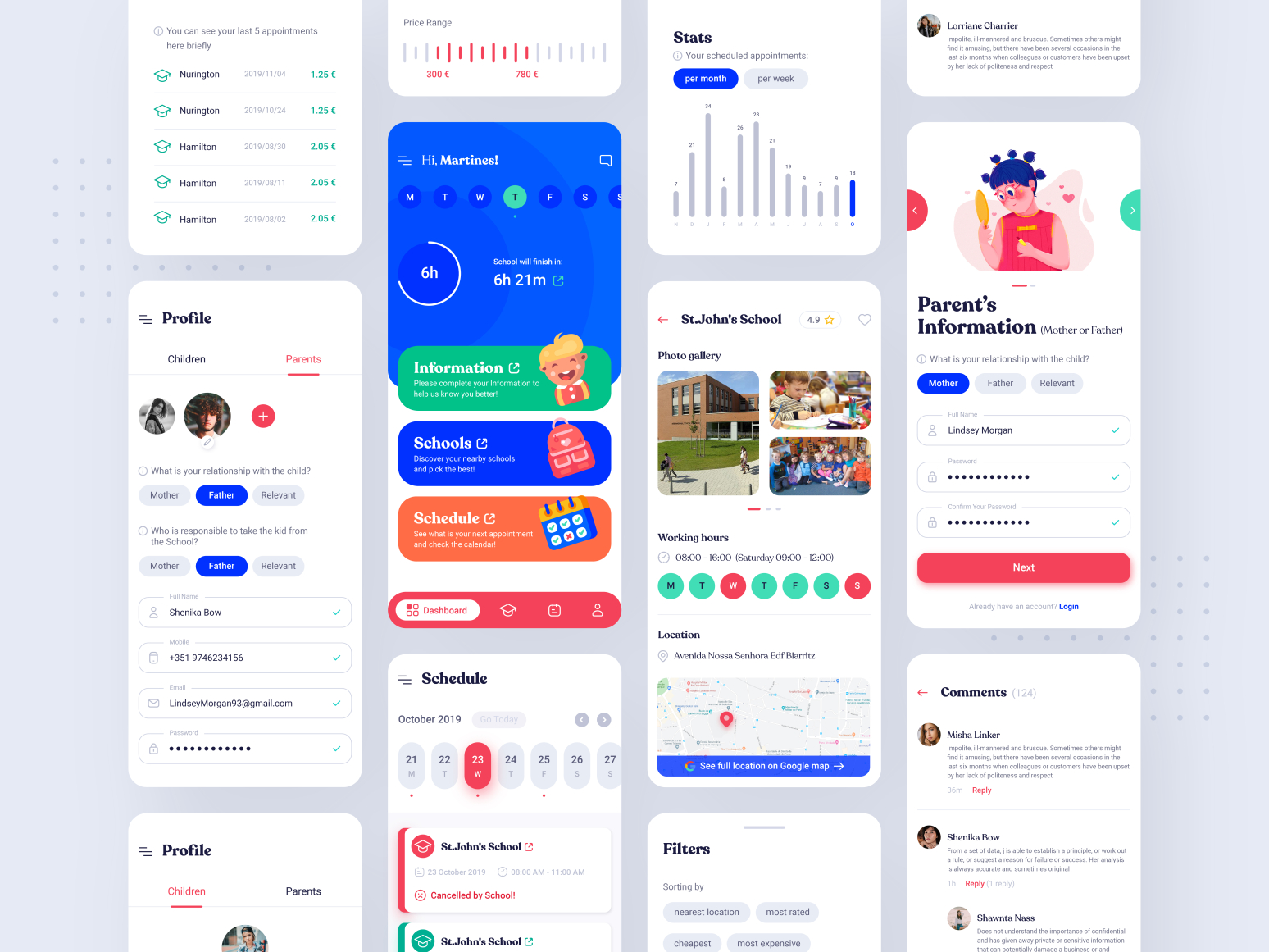 Kids Application Design by Kamyar Yazdanpanah on Dribbble