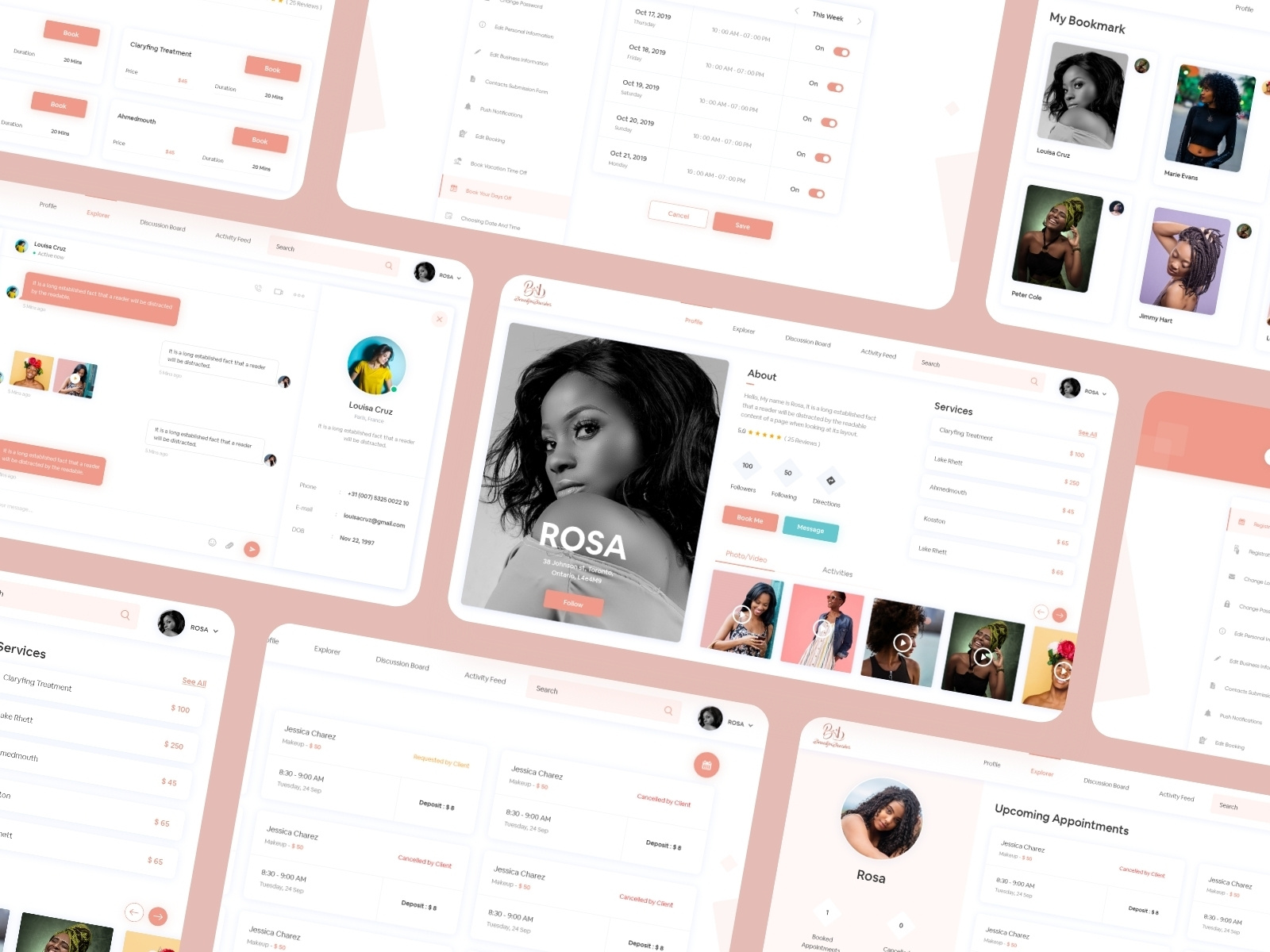 Beauty Dashboard by Ankit Kumawat🥇 on Dribbble