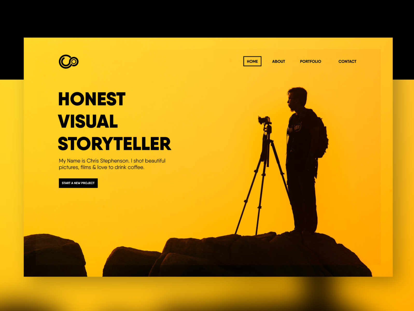 Filmmaker Portfolio by illustrake on Dribbble