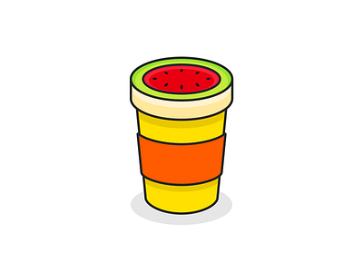 Melon Cafe adobe illustrator branding creative design dribbble icon illustration illustrator mascot mascot logo vector