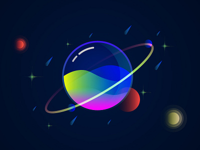 Planet vector art