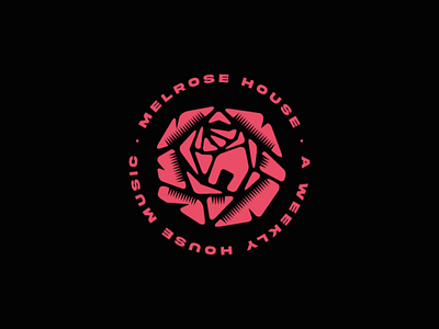 Melrose House branding logo logos music music artist music band music logo music producer musician record label