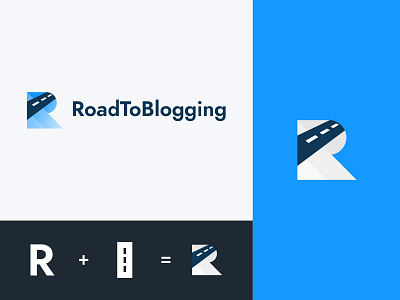 RoadToBlogging - Logo Redesign adobe illustrator blog blogging branding creative design logo design logo design branding logo designer logodesign logotype rebrand rebranding redesign typography