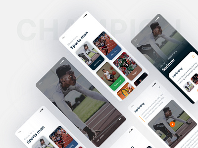 Sports learning App - Concept ios learningapp olympic2020 productdesign sport sportsapp ui uiux