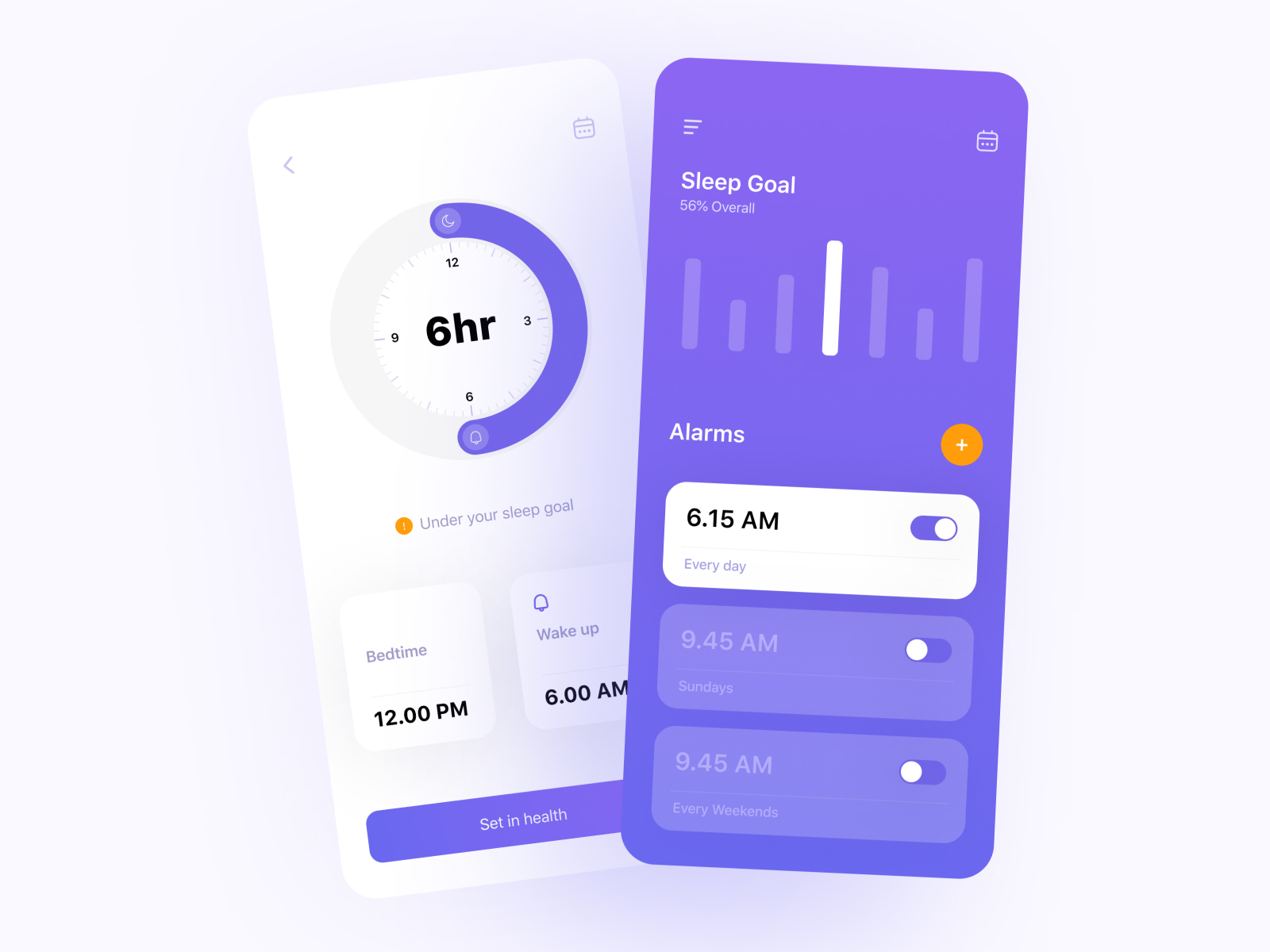 Alarm Interface by Akkeem on Dribbble