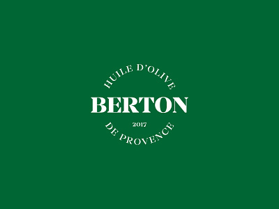 Berton branding design logo typography vector