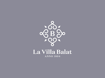 La Villa Balat branding design logo typography vector