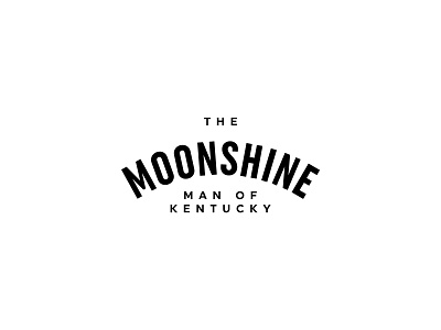 Moonshine branding design logo typography vector