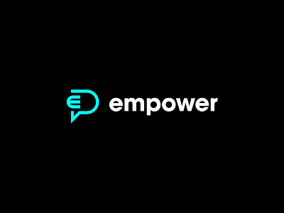 Empower branding design logo type typography vector