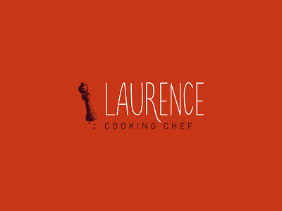 Laurence Cooking Chef branding design logo type typography vector