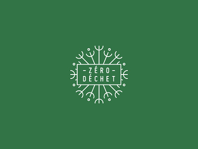 Zéro Déchet branding design logo platform shop type typography vector webshop zero waste