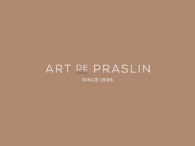 Art De Praslin branding design logo type typography vector