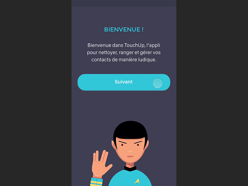 TouchUp Onboarding beta onboarding principle sketch spock touchup