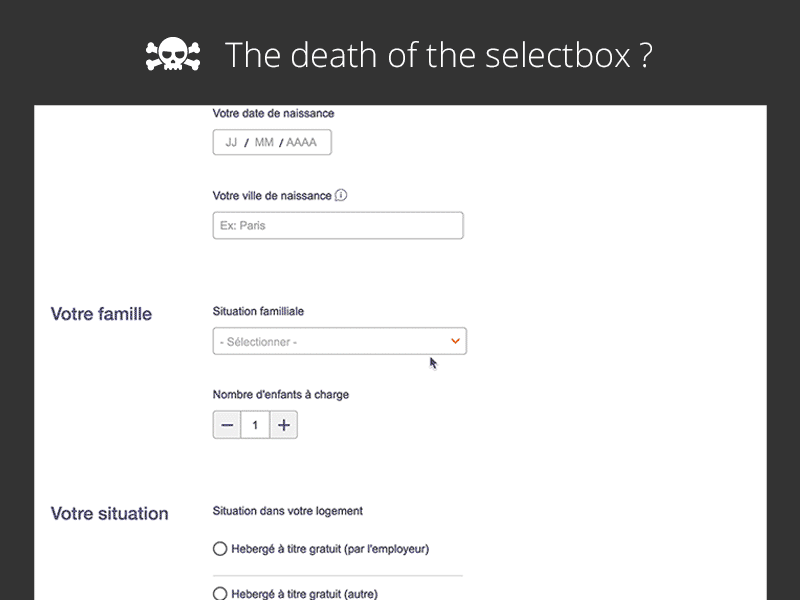 Select box alternatives for large number of choices forms medium popin selectbox ui userexperience ux
