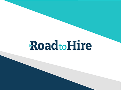 Road to Hire - Rebrand education learning logo logo design online program school training