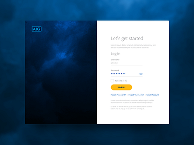 Login Page Concept login minimal onboarding registration responsive ui ux web design