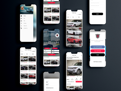 iDrive1 App UI Design