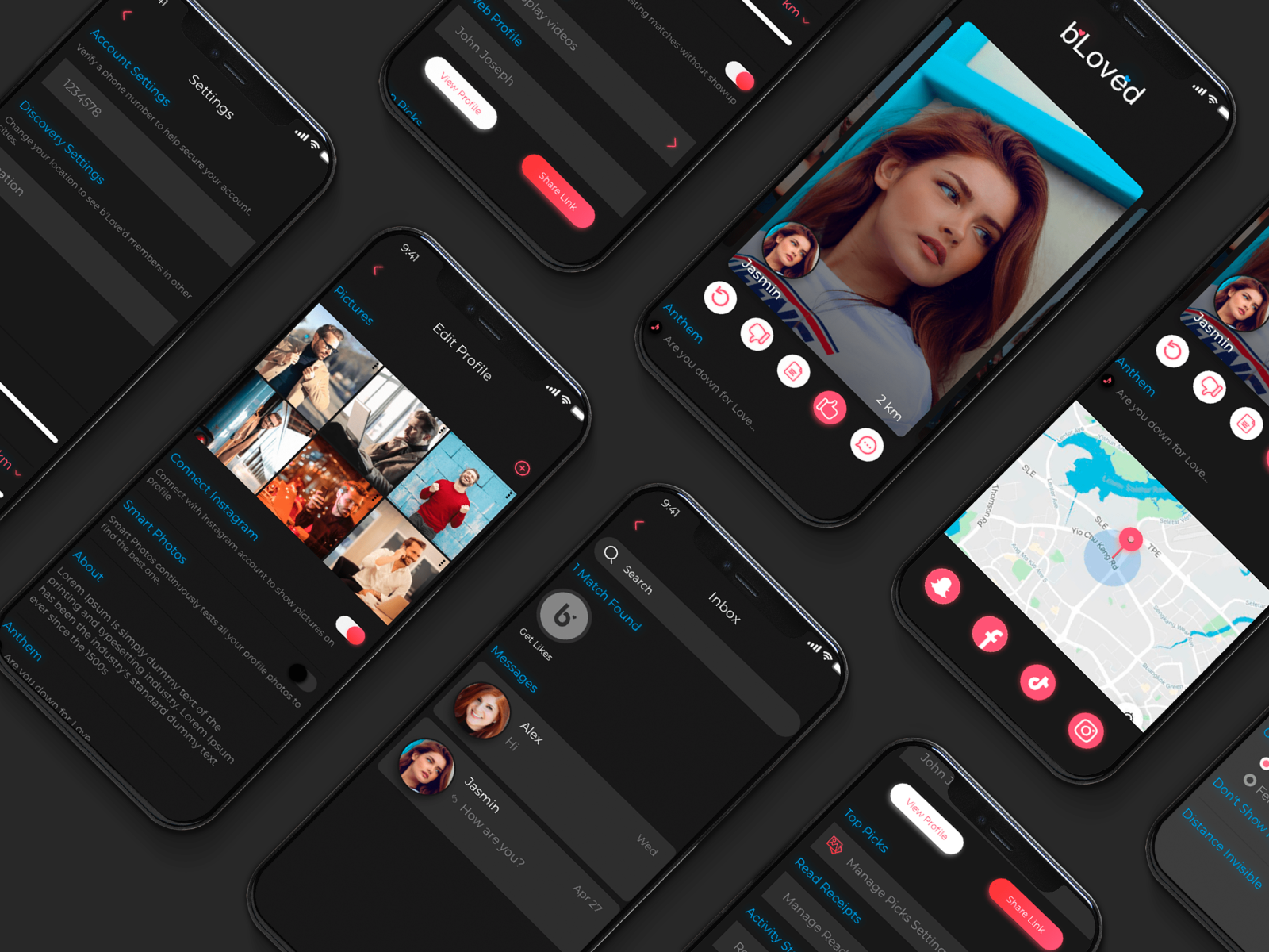 bLoved - Dating App UI Design by Ankita Koladiya on Dribbble