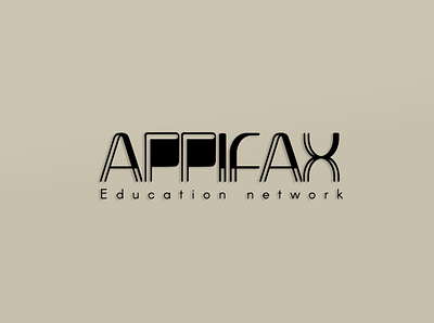 Appifax Logo books education logo illustration logodesign typography