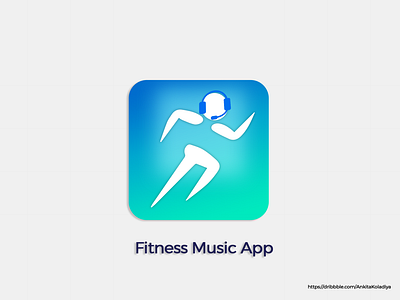 Fitness Music App Icon