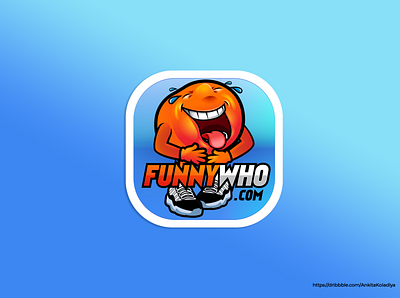 FunnyWho App Icon 3d app icon cartoon funny game app icon icon design illustrator