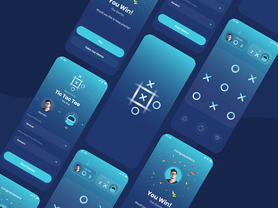 Tic-Tac-Toe Game Design For iOS.