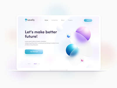Lovelly   |   Modern Web UI 2021