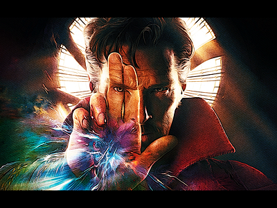 Dr.Strange_Quick_Illustration_with Photoshop art digital art graphics illustration movies