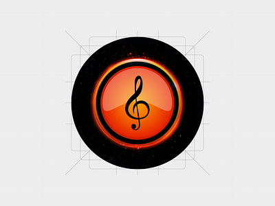 Music App Icon V1 android app app concept ico icon icon app identity illustraion ux