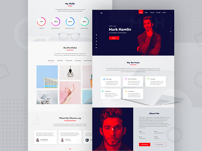 Personal Resume & Portfolio Design By Bashar Bhuiyan On Dribbble