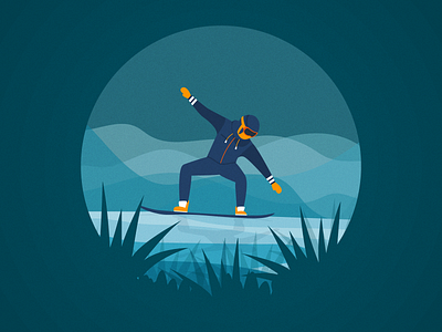 "Ice Skating" Illustration Practice 04 android app app art graphic illustration uiux ux vector