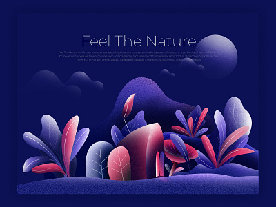 Feel The Nature | Digital Illustration II digital art feel the nature illustration nature vector