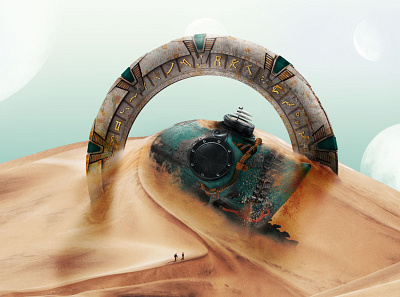 You know nothing adobe ads art behance desert design desktop digital illustration photomanipulation photoshop surreal