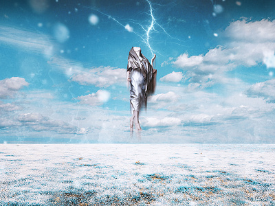 Albino Is the controller adobe art behance digital girl photomanipulation photoshop surreal thunder white