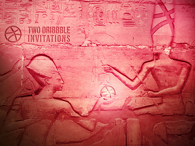 Dribbble invitations ball blue dribbble egypt invitations invites pharaonic pink statue temple