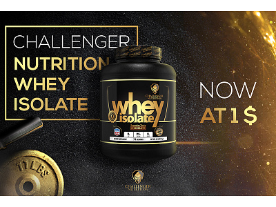 Challenger nutrition advertising billboard challengernutrition design gym key visual keyvisual offer outdoor photoshop usa