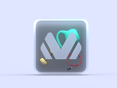 3D Icon 3d design gym icon icons sport