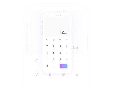 Minimal Calculator - Daily UI #004