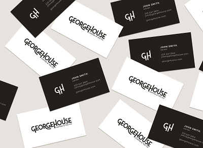 George House Coffee & Tea Co. branding coffee shop design graphic design logo ohio vector