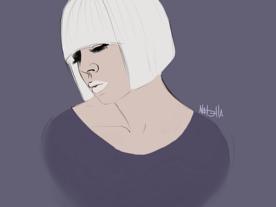 White hair art drawing girl illustration singer white whitehair
