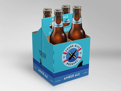 Shark Bite Brewery packaging