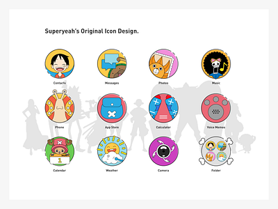 One Piece icon design icon superyeah