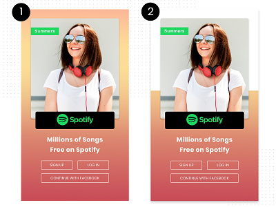 UI Design for Spotify (music streaming app) by BrandzGarage