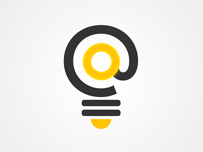 @Idea Logo Design bulb design idea logo tech