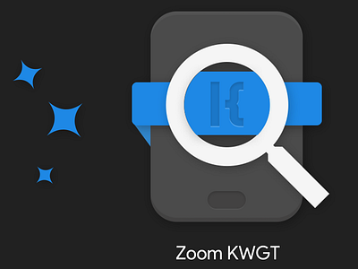 Zoom KWGT App Icon design icon kwgt logo material widget zoom