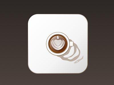 caffeination coffee icon ios logo
